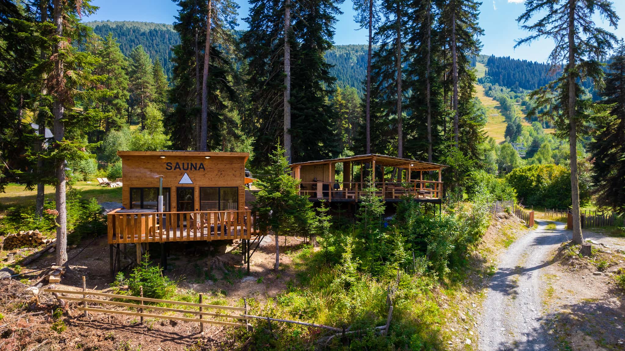 Mountain Retreat Sauna in Mestia