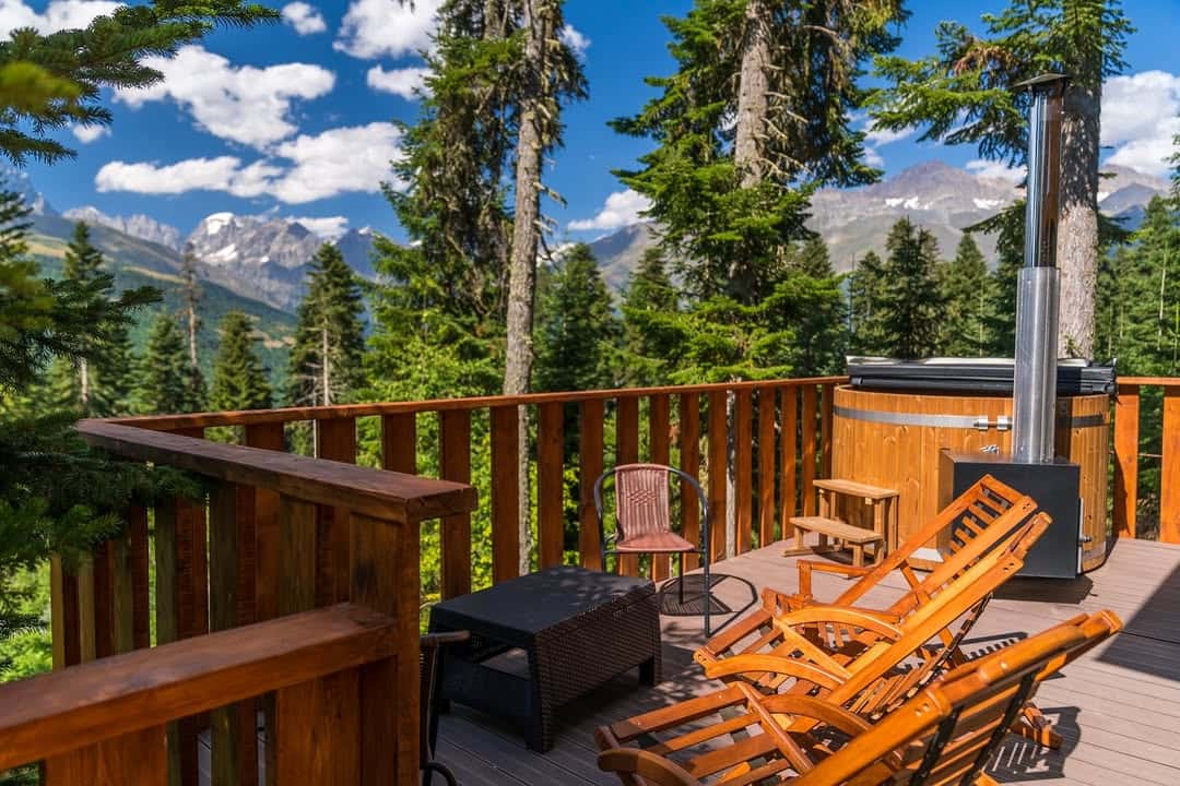 Sauna Outside in Mestia - MyLarda