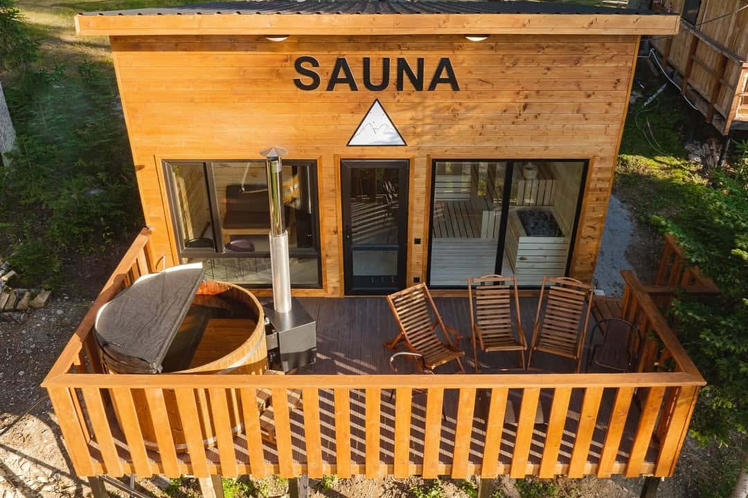 Sauna in Mestia - MyLarda Sauna Top